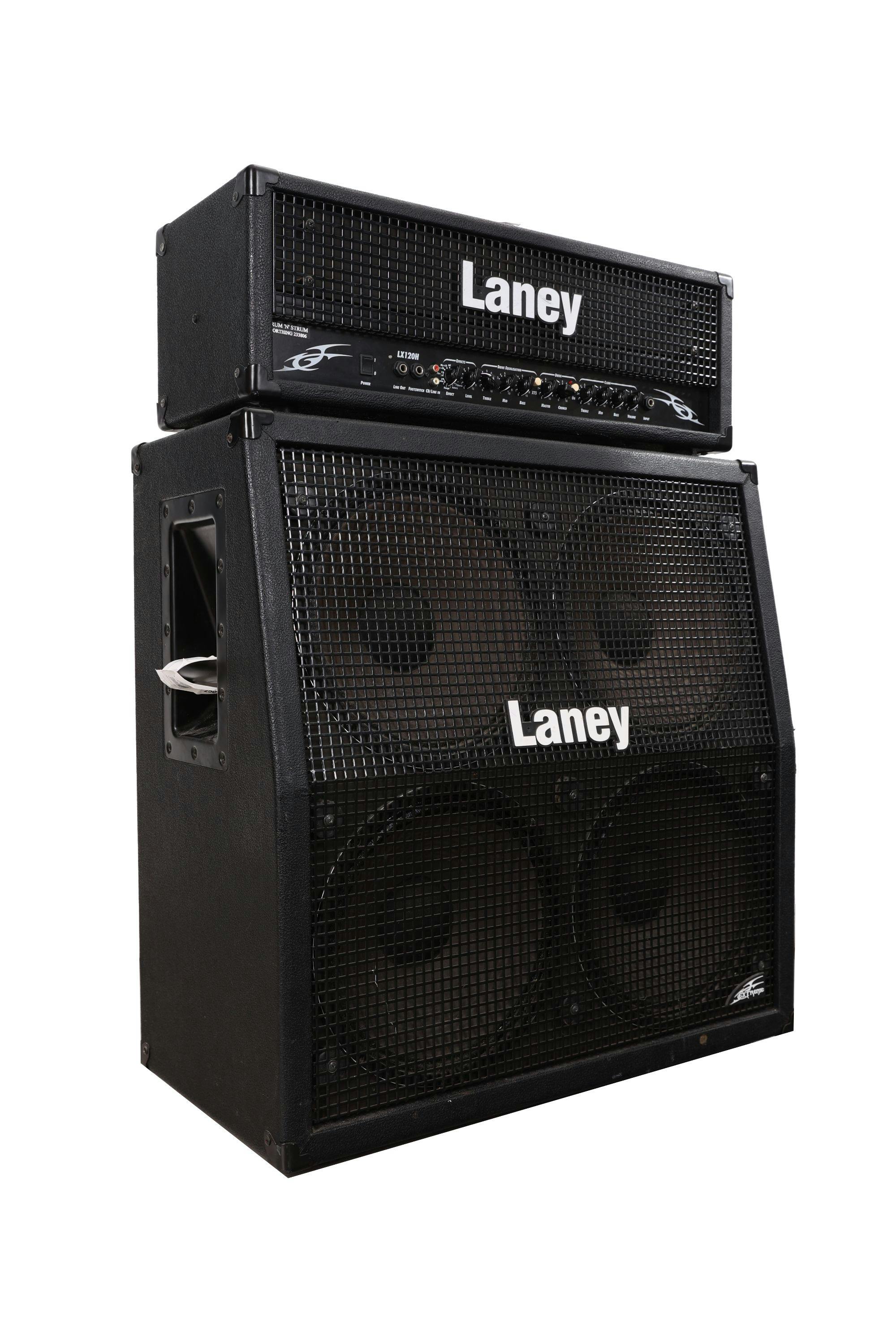 Second Hand Laney LX120H Head & LX412A 4x12 Cab - Andertons Music Co.